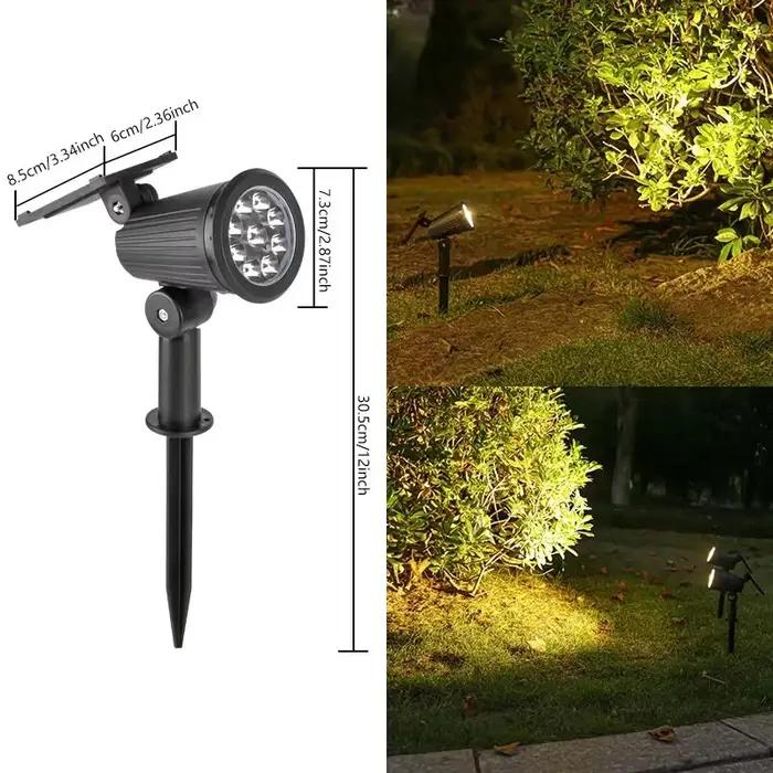Lumières solaires de paysage 9LED