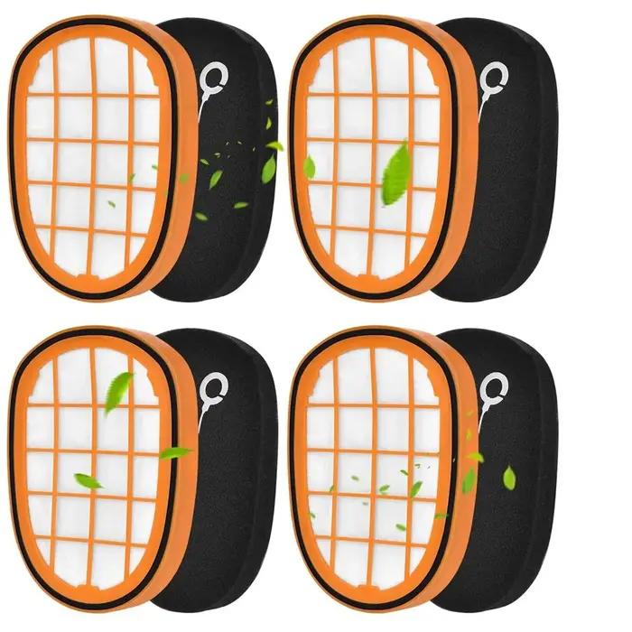 Paquet de 4 filtres pour aspirateur à main Philips SpeedPro Max Aqua FC6812 FC6813 FC6822 FC5005/01