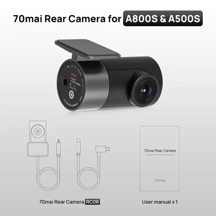 Caméras arrière 70mai pour différents modèles de 70mai Dash Cam