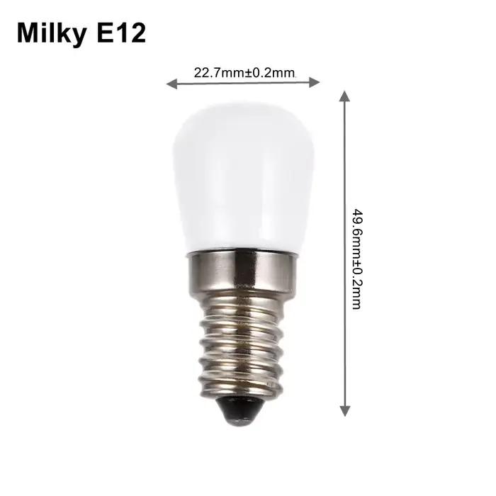 Mini ampoules LED 2W E14 E12 T22 220V 110V 12V 24V 2835 SMD lampe de réfrigérateur ampoule à vis