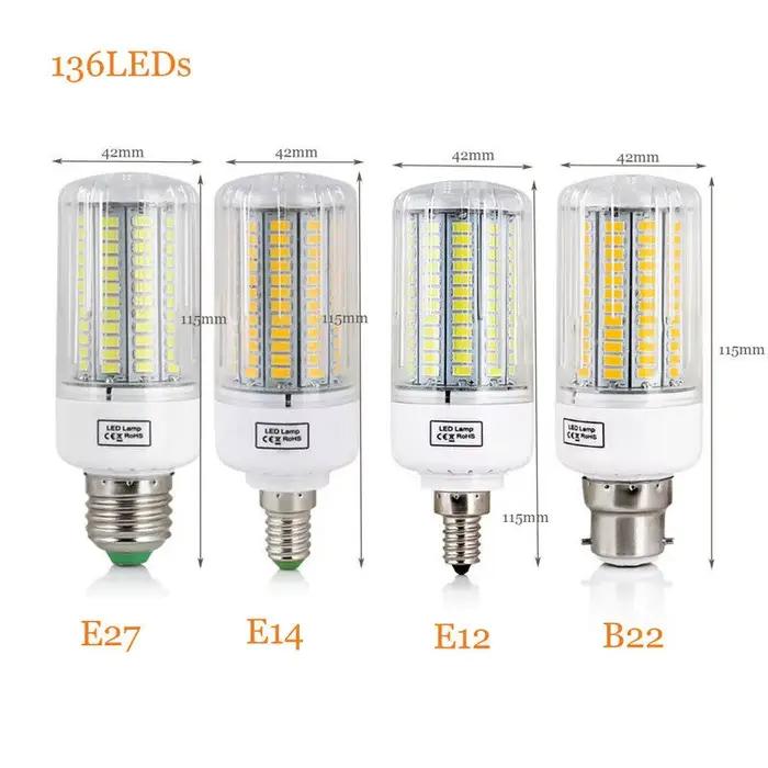 Ampoules LED épis de maïs E27 E14 B22