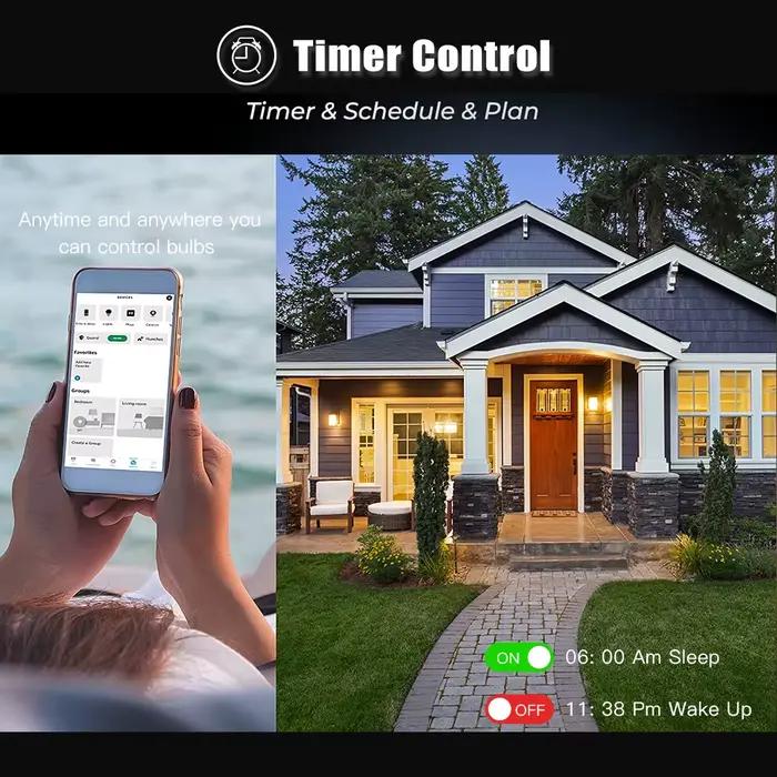 COOLO GU10 Tuya WiFi ampoule LED intelligente Bluetooth lampes à intensité variable vie