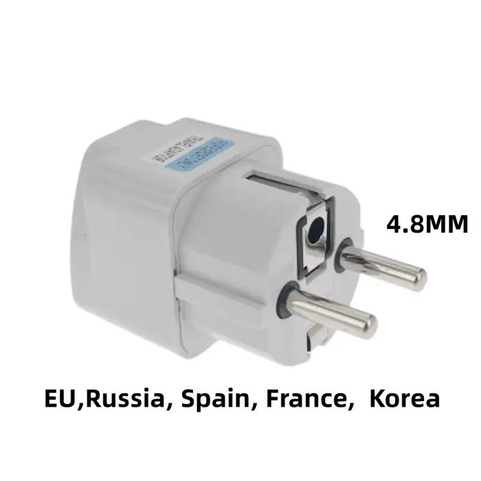 1 pièces adaptateur de prise ue universel International AU UK US à ue Euro KR adaptateur de voyage c