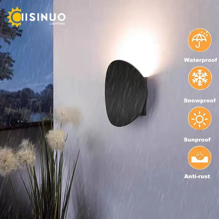 LED extérieur porche applique murale en aluminium