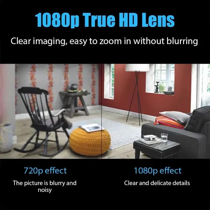 1080P HD Mini caméra WiFi sans fil HD Vision nocturne