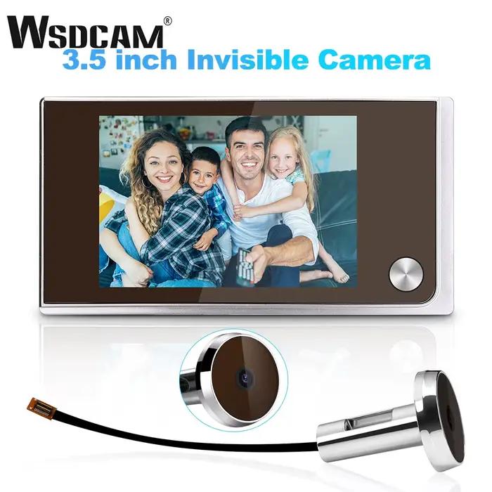 Wsdcam Caméra de visionneuse de porte numérique 3