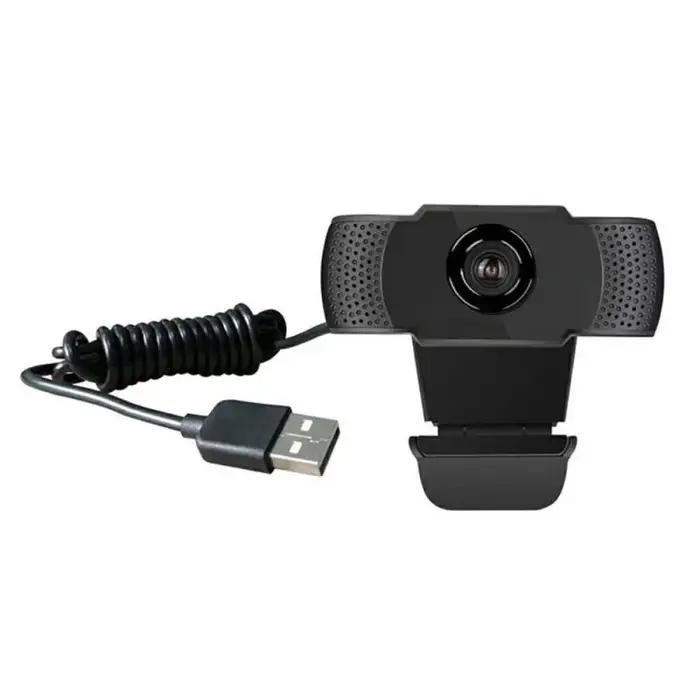 Nouveau Webcam 1080P caméra Web Full HD avec lumière de remplissage LED Microphone prise USB