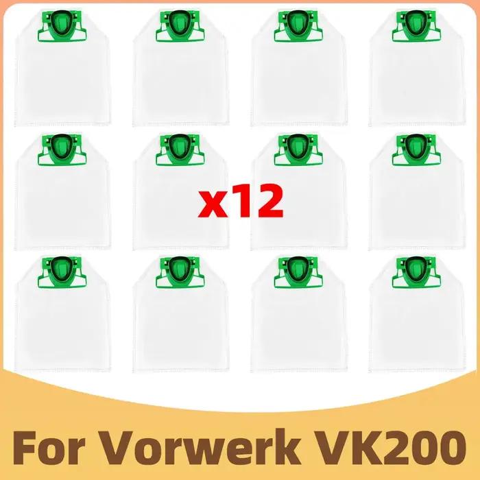 Compatible avec Vorwerk Kobold VK200 Aspirateur Robot Pièces de Rechange Accessoires Sac à Poussière