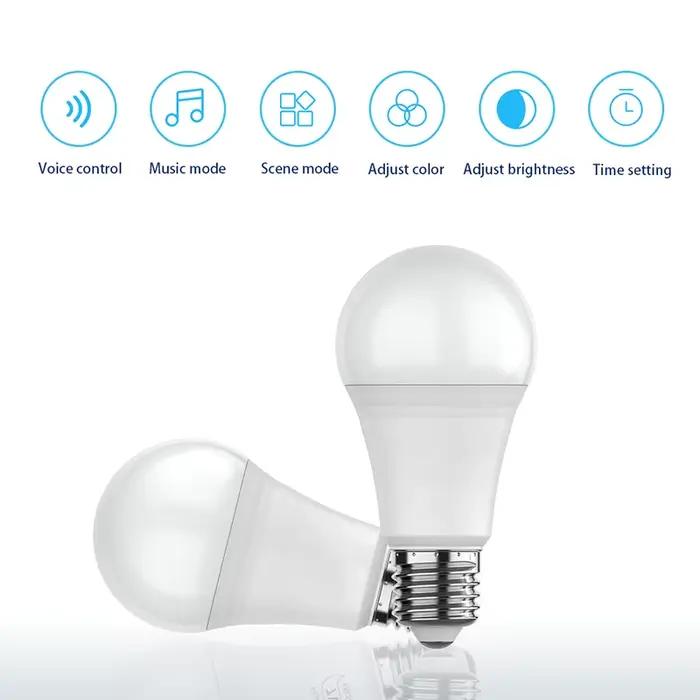 Ampoule intelligente WiFi E27 à intensité variable