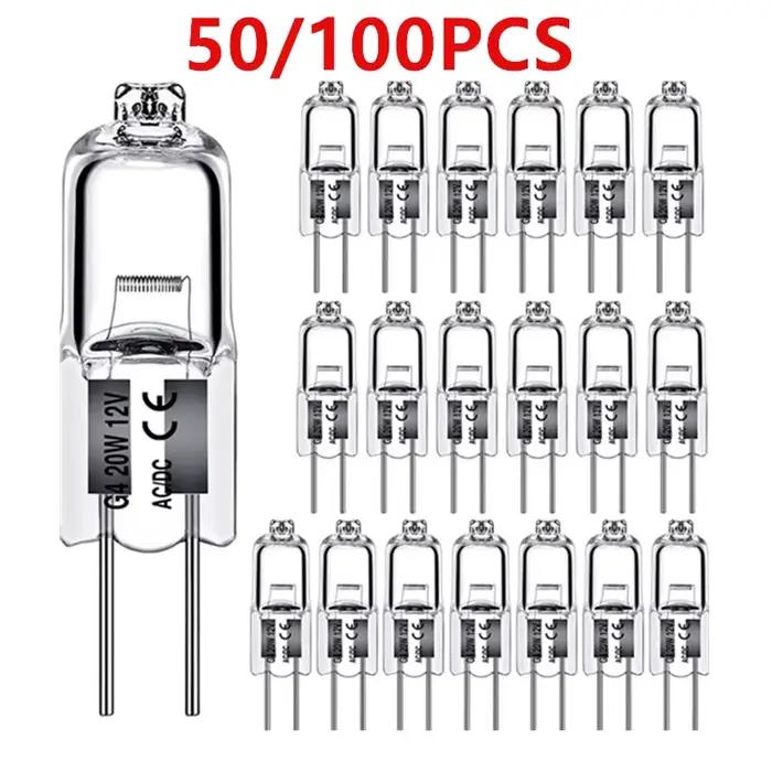 10/50/100 pièces G4 12V 10W 20W ampoules LED