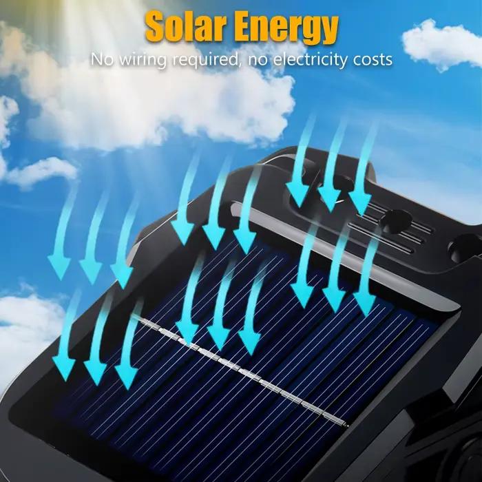 Lampe murale solaire d'extérieur - Détecteur de mouvement