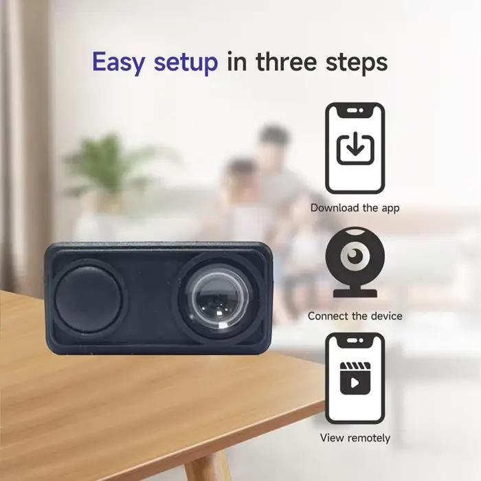 Mini caméra de sécurité sans fil pour usage domestique