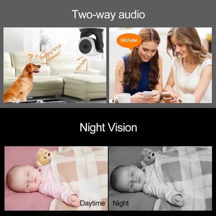 Vstarcam-Caméra de surveillance réseau Eye4 PTZ IP WiFi HD 3MP/1080p (C24S)