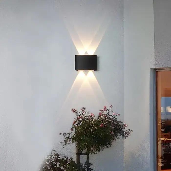 Mur LED Lumière Imperméable Extérieure Éclairage Intérieur IP65 AC86-265V 2w 4w pour Jardin Escalier