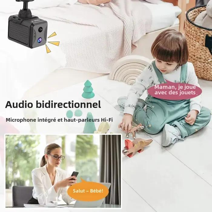 Caméra de sécurité LS VISION Ubox Mini 4G avec carte SIM ou Wifi