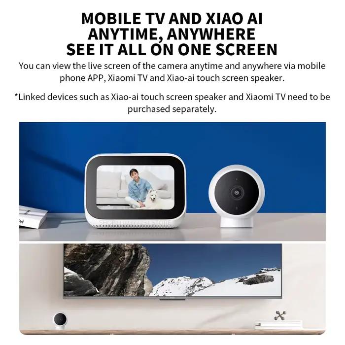 Nouvelle caméra Xiaomi Mi 2K à montage magnétique Ultra claire