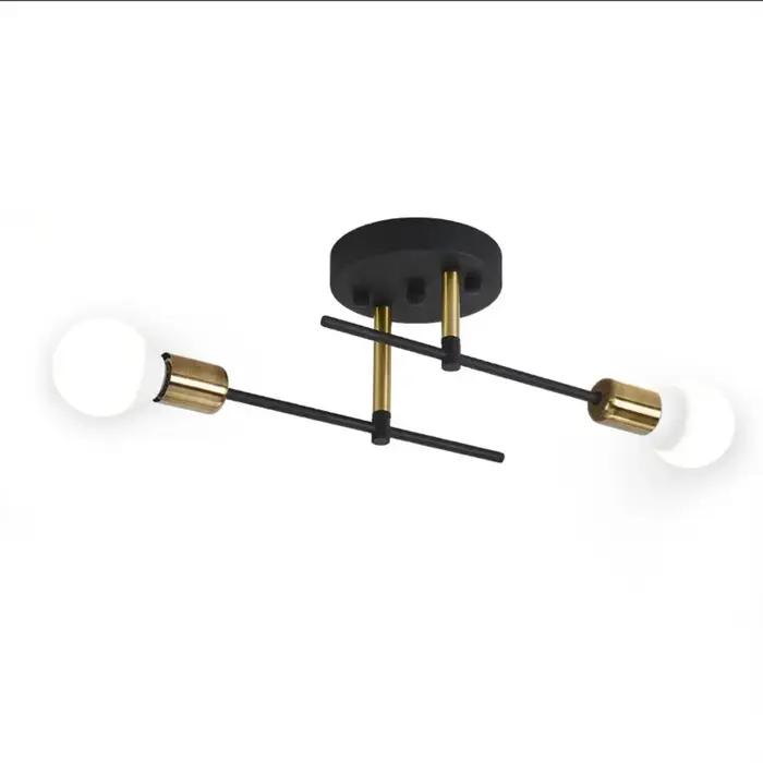 Plafonnier sans ampoule suspension industrielle moderne pour salon/salle à manger/chambre à coucher/cuisine café