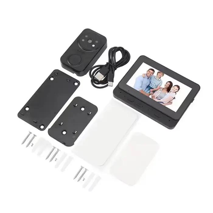 Ensemble de caméra de sonnette vidéo sans fil