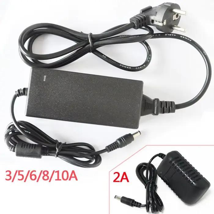 Adaptateur d'alimentation LED DC 5V 12V 24V, transformateur de lumière 1A / 2A / 3A / 5A / 6A / 8A /