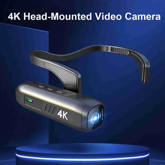 Caméra montée sur la tête 4K 30FPS Anti-secouement et 120 °