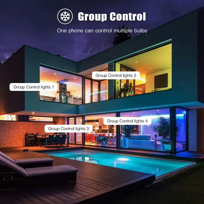 Tuya WiFi GU10 ampoule LED intelligente Bluetooth