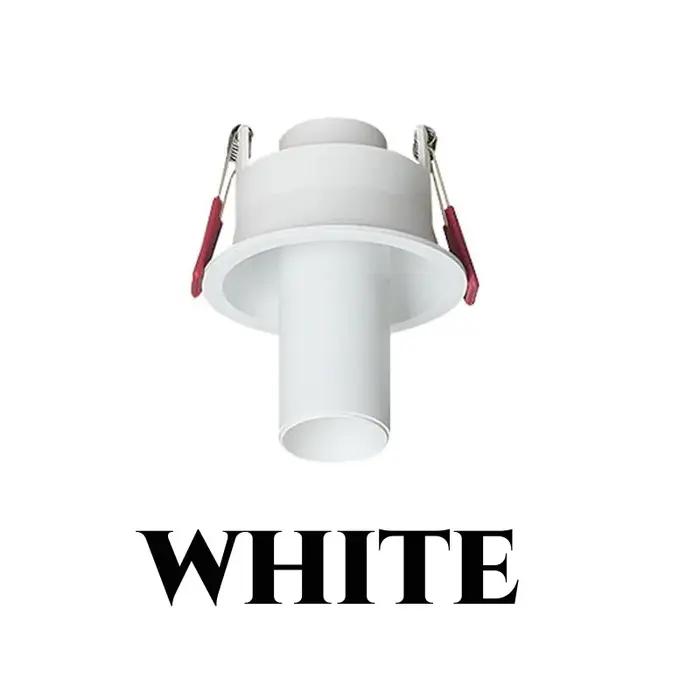 Spot lumineux LED encastrable Long 10W12W 15W Dimmable Anti-éblouissement 360 ° Rotation COB puce AC 85-265V plafonnier