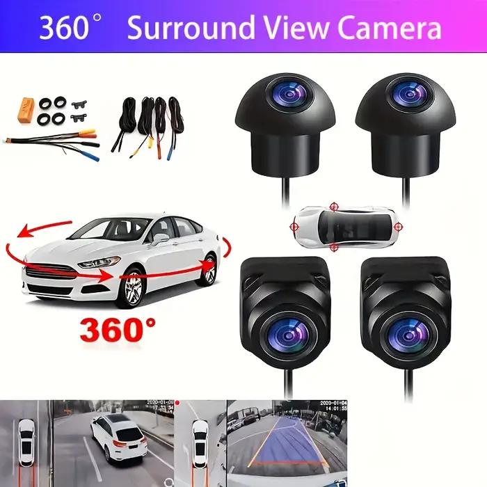 Système de caméra panoramique 360 degrés pour voiture avec vision nocturne HD - Avant