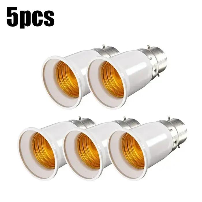 Convertisseur de douilles de lampe B22 à E27 support de base de lampe adaptateur de douille de lumière à vis pour usage domestique et professionnel adapté à divers types de luminaires et ampoules occasions spéciales