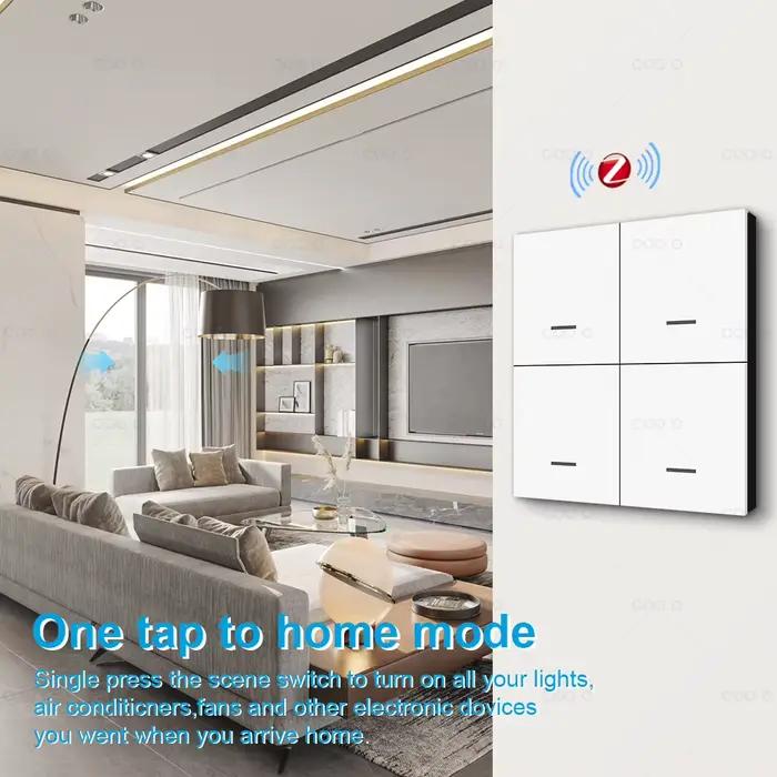 Tuya Zigbee – interrupteur de scène intelligent sans fil