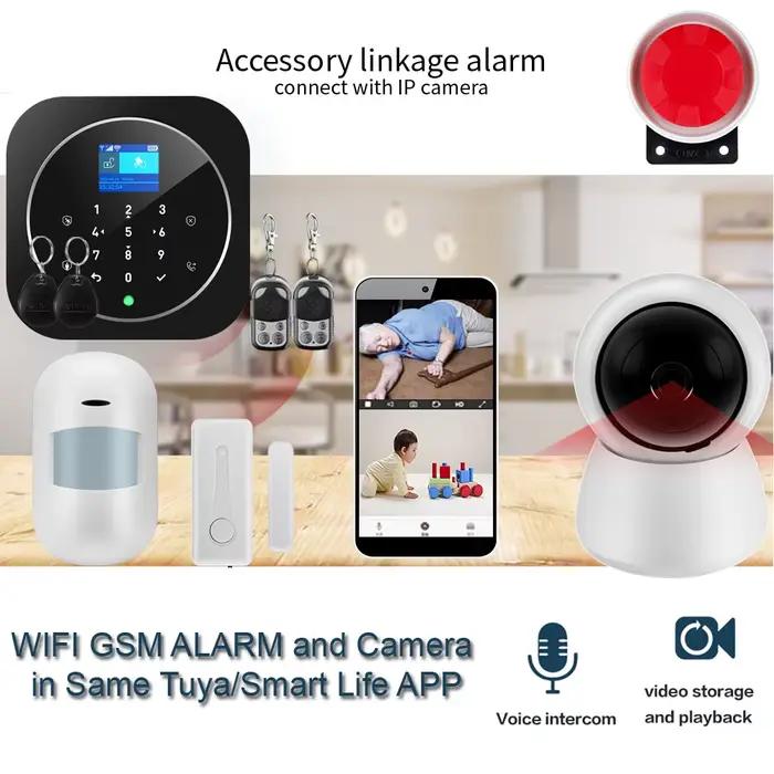 Système d'alarme Wifi GSM pour la maison