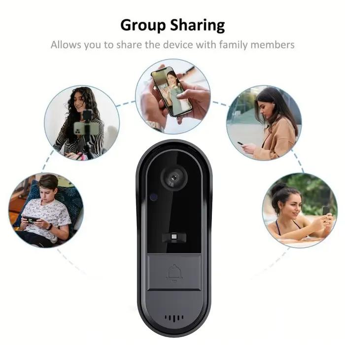 Tuya – sonnette d'extérieur intelligente WiFi sans fil