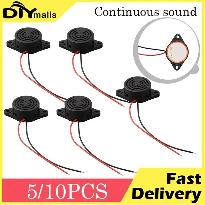 5/10 pièces DC 12V 95DB alarme décibel élevé DC 3-24V