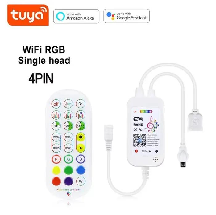 Tuya-Contrôleur de bande LED RVB à intensité variable