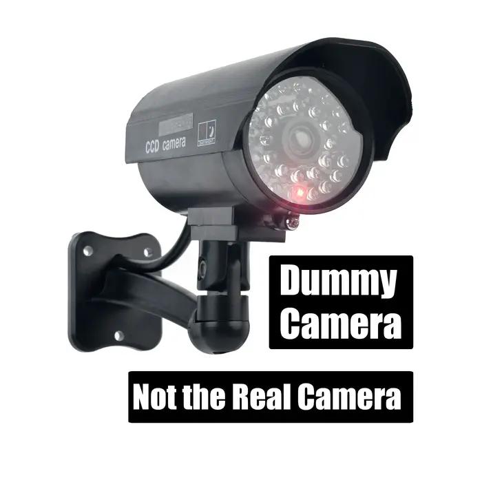 Caméra de surveillance CCTV Eleopard avec lumière LED rouge clignotante