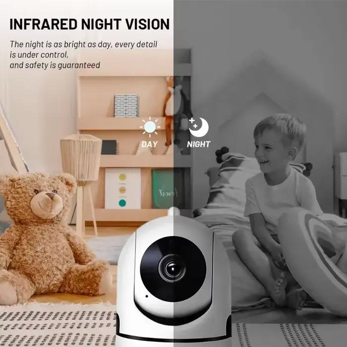 Caméra IP WiFi Miniature Intelligente Lenovo avec Suivi Automatique 1080P Vision Nocturne Complète Sécurité Sans Fil Vidéosurveillance Vidéo Bébé Occasions Spéciales