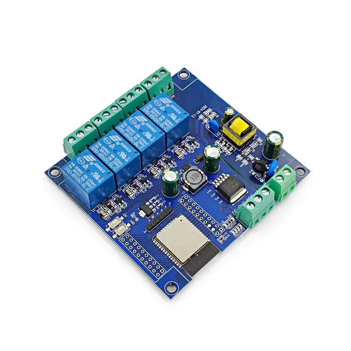 Tasmota ESP32-Relay X4 Relais à impulsions/autobloquant compatible avec Home Assistant