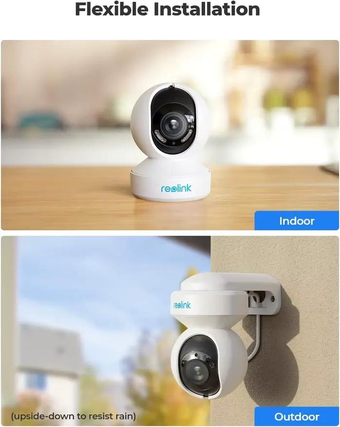 Caméra de sécurité REOLINK 5MP double WiFi PTZ avec zoom optique 3x 360 °