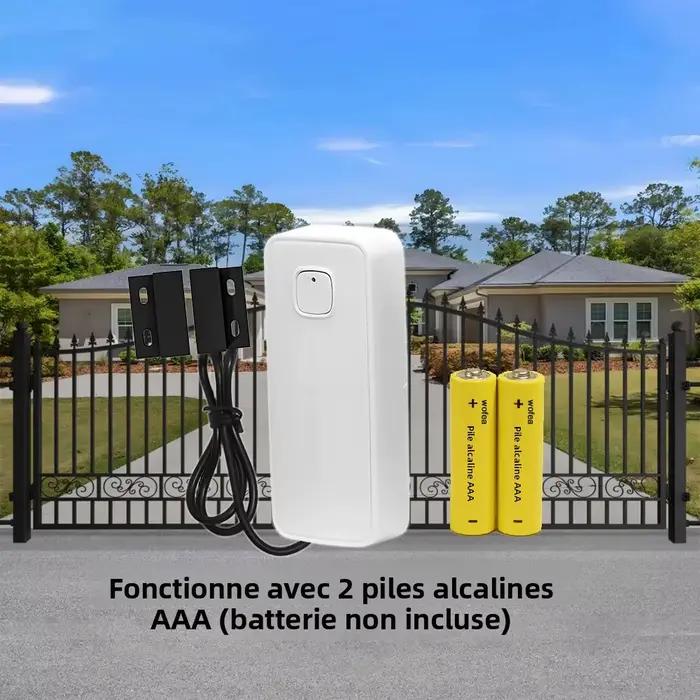 Tuya WIFI capteur magnétique de fenêtre de porte intelligente alarme de sécurité détecteur ouvert fermé
