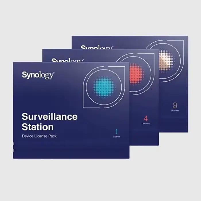 Licences Synology de Station de Surveillance pour caméras vidéo 1/4/8