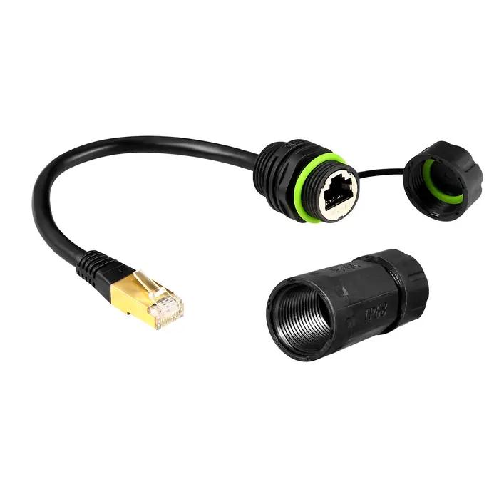 Connecteur étanche RJ45 8p8c mâle à 600