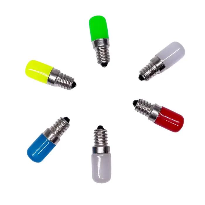 Ampoule LED colorée T18 Mini E14 E12 pour réfrigérateur