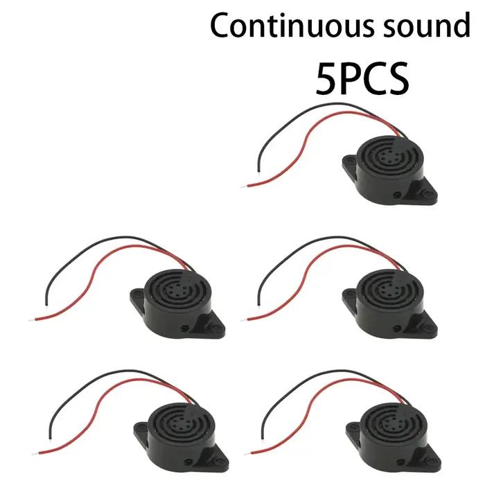 5/10 pièces DC 12V 95DB alarme décibel élevé DC 3-24V alarme sonore électronique bip bip continu Int