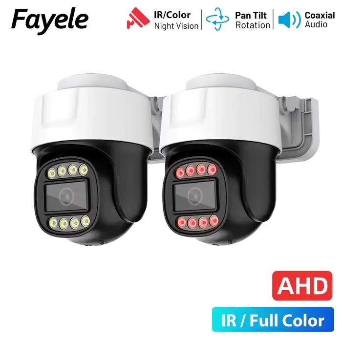 CCTV AHD 2MP PTZ caméra couleur Vision nocturne IR UTC TVI Coaxial Audio BNC