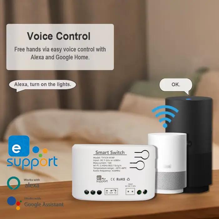EWelink commutateur intelligent TH16 10A Thermostat surveillance de la température