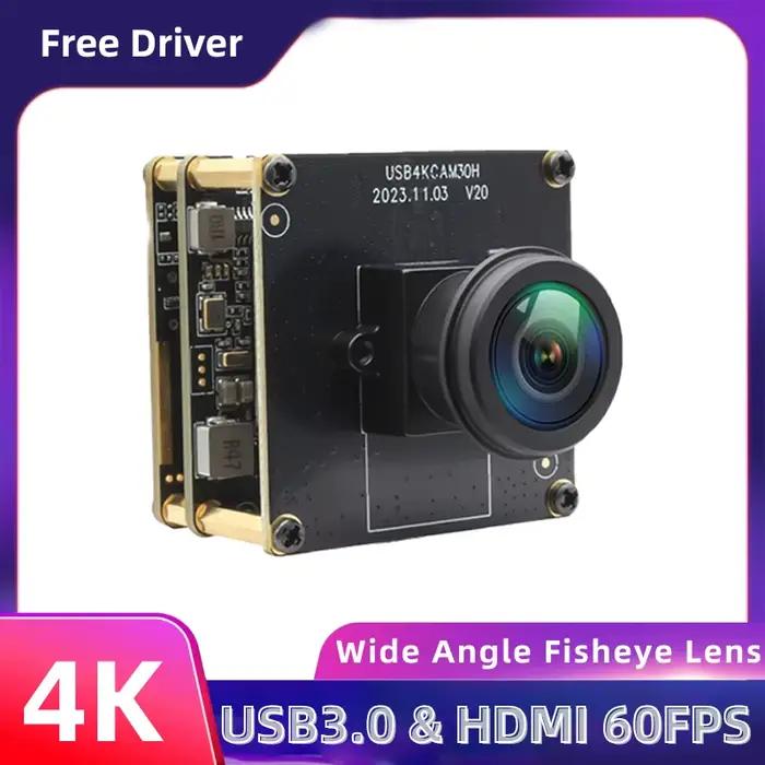 ELP 4K 60fps USB3.0 caméra HDMI IMX415 3840*2160 Webcam haute vitesse 38x38mm Mini