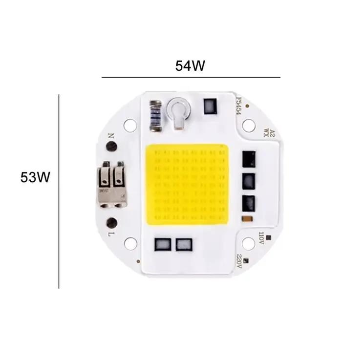 Puce LED COB 50W 70W 100W sans soudure pour projecteur projecteur 220V 110V perles de lumière LED in