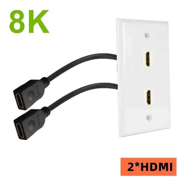 Panneau de prise femelle à femelle Compatible HDMI