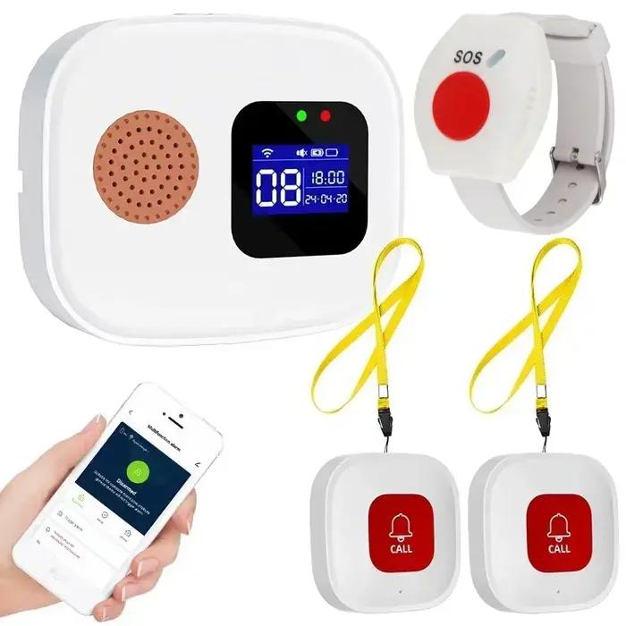 Bouton d'urgence SOS Tuya pour personnes âgées système d'appel d'urgence avec sirène pour personnes dépendantes et aidants familiaux occassions spéciales