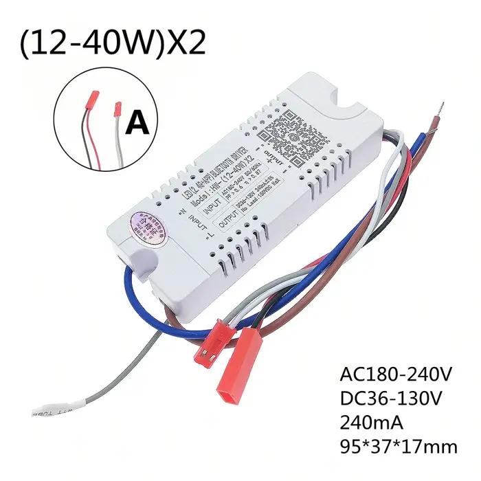 1 pièces AC220V 2.4G RF télécommande pilote LED Intelligent 12-40W 36-50W 40-60W 50-72W X2 X4 X6 X8 240mA