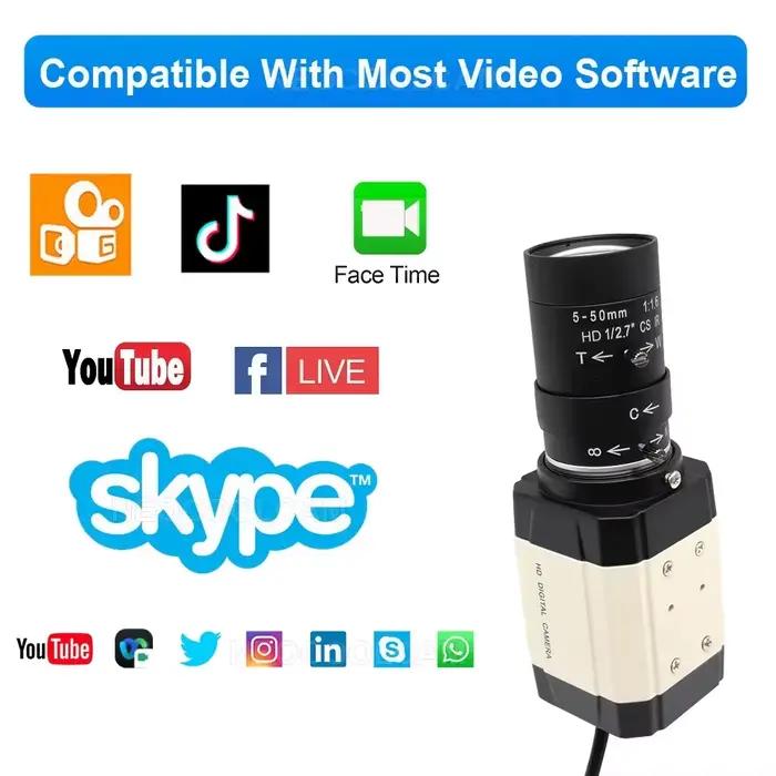 Webcam USB HD 4K 30fps 8MP IMX415 pour Captures Professionnelles Surveillance Intérieure Appels Vidéo Haute Qualité Occasions Spéciales